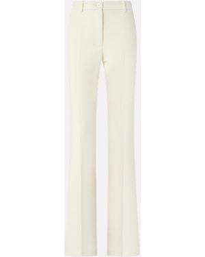 Pinko Pantaloni Lunghi Slim - Bianco