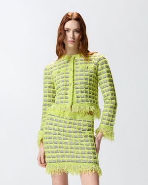 Pinko Cropped Jacket - Green