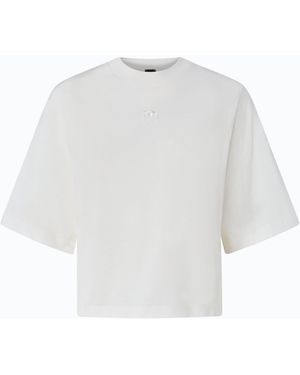 Pinko Camiseta Con Mangas Anchas Y Logotipo Love Birds - Blanco