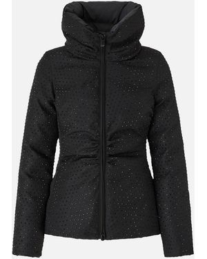 Pinko Nita Imbottito Tela Full Stras - Black