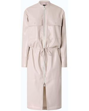Pinko Leather-Effect Midi Dress With Zip - Pink