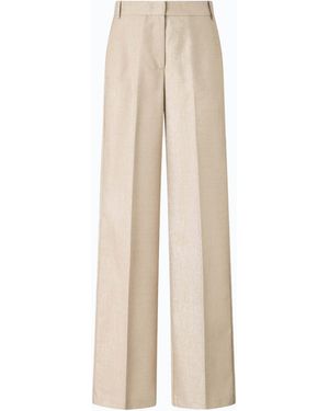 Pinko Metal Wool-Blend Palazzo Pants - White
