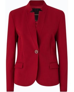 Pinko Chaqueta De Botonadura Sencilla Y Corte Ajustado - Rojo
