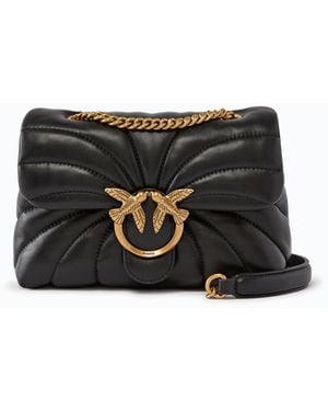 Pinko Love Bag Puff Butterfly Mini Nappa Leather Crossbody Bag - White