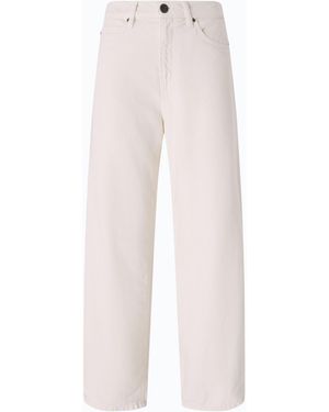 Pinko Egg-Fit Cotton Bull Trousers - White