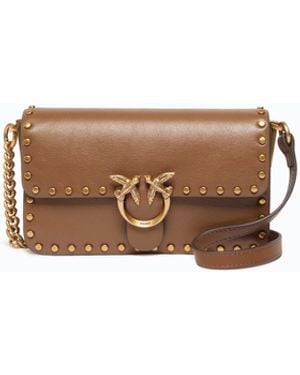 Pinko Baby Love Bag One Slouchy Crossbody Bag - White