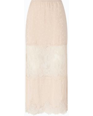 Pinko Lace Pencil Skirt - White