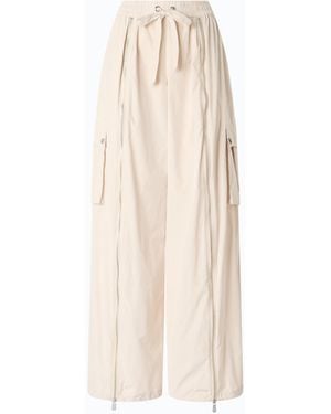 Pinko Palazzo Pants With Zip And Cargo Pockets - White