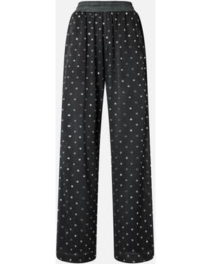 Pinko Mesh Trousers With Mirror Detail - Multicolour