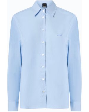 Pinko Camisa Cuadrada De Popelina - Azul