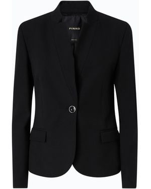 Pinko Slim-Fit Single-Breasted Jacket - Black