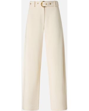 Pinko Trousers With Belt - White