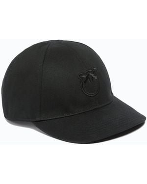 Pinko Cap With Peak And Love Birds Logo - Black
