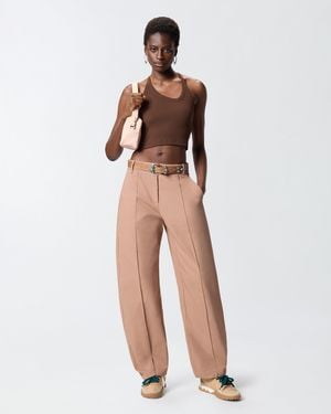 Pinko Stretch Knit Pants - White