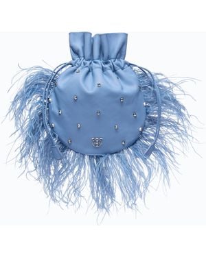 Pinko Borsa Pouch A Tracolla Piccola - Blu