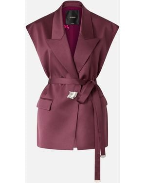 Pinko Sleeveless Jacket - Purple