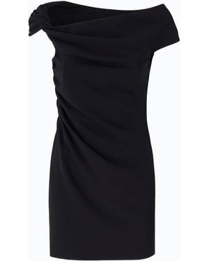 Pinko Slim-Fit Mini Dress With Draping - Black