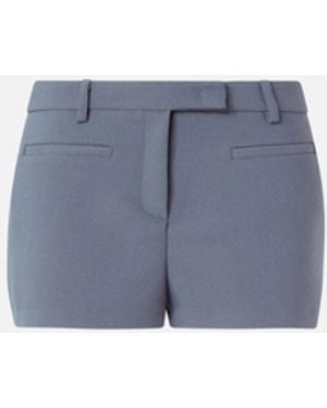 Pinko Shorts With Topstitching - Blue