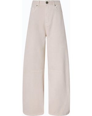 Pinko Barrel-Fit Bull Denim Jeans - White