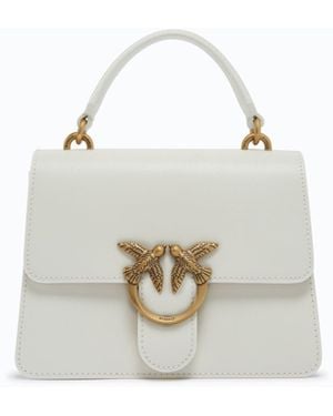 Pinko Mini Handbag Love Bag Top Handle - White