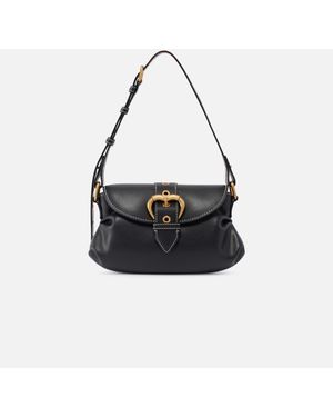 Pinko Borsa Piccola A Spalla Jolene Con Tracolla - Bianco