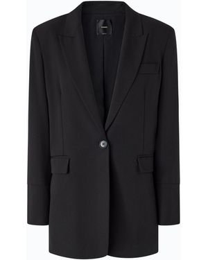 Pinko Oversized Stretch Blazer - Black