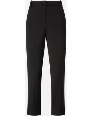 Pinko Milano-Knit Cigarette Trousers - Black
