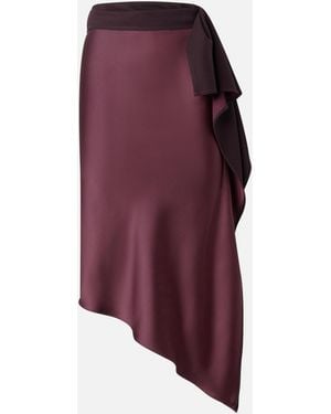 Pinko Asymmetric Pencil Skirt - Purple
