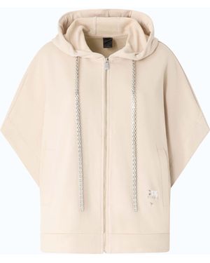 Pinko Chaqueta De Felpa Con Capucha Y Cadena - Neutro