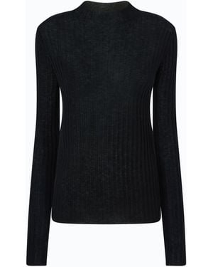 Pinko Camiseta Ligera De Canalé - Negro