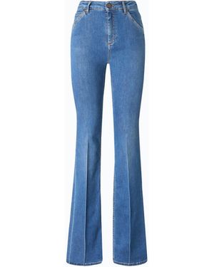 Pinko Jeans Flare Fit Cinque Tasche - Blu