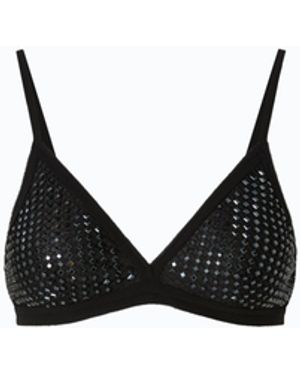 Pinko Sujetador Efecto Con Strass - Negro