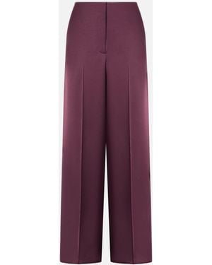 Pinko Satin Trousers - Purple