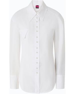 Pinko Slim-Fit Shirt With Drawstring - White