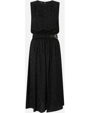 Pinko Sleeveless Midi Dress - Black