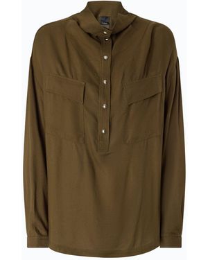 Pinko Blouse With Pockets And Buttons - Green