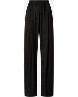 Pinko Floral Jacquard Pants - Black