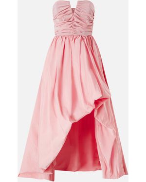 Pinko Robe Longue Et Élégante En Taffetas - Rose