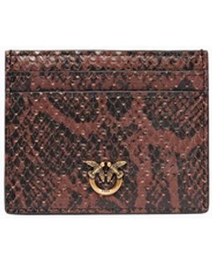Pinko Kartenetui Mit Python-Print - Weiß