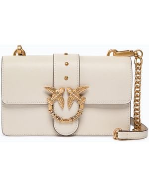 Pinko Mini Love Bag One Crossbody Bag - White