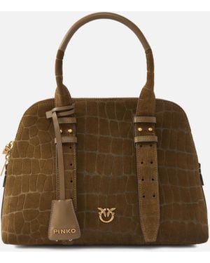 Pinko Borsa A Mano Piccola Escape Bag - Marrone