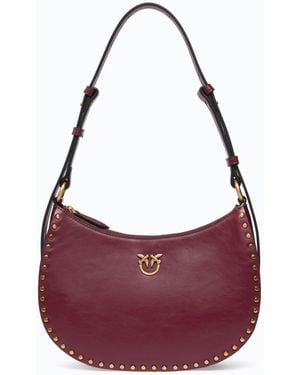 Pinko Mini Half Moon Shoulder Bag - Purple