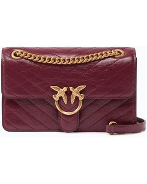 Pinko Mini Love Bag One Light Small Handbag - Purple