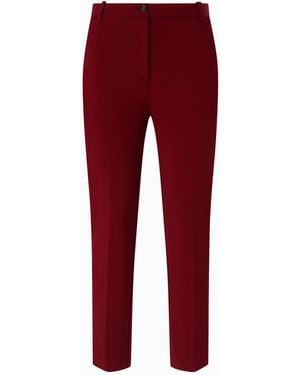 Pinko Long Slim-Fit Trousers - Red