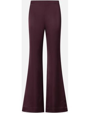 Pinko Flared Trousers - Purple