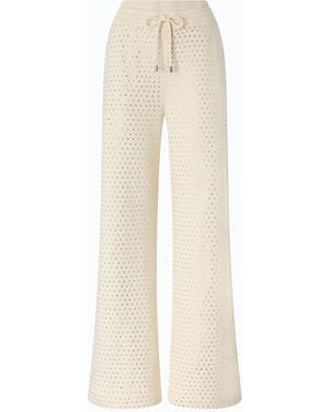 Pinko Pantalones De Felpa Con Pedrería - Blanco