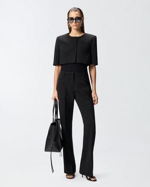 Pinko Spencer Jacket With Jewel Buttons - Black