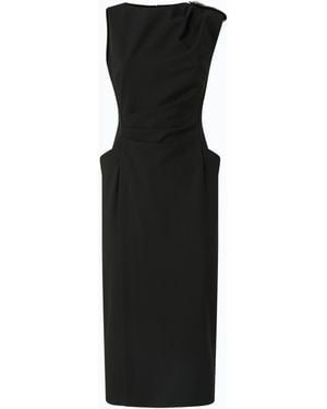 Pinko Midi Sheath Dress With Jewel Detail - Black