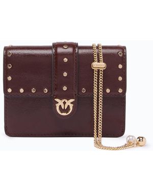 PINKO Love Pocket Card Holder - Purple