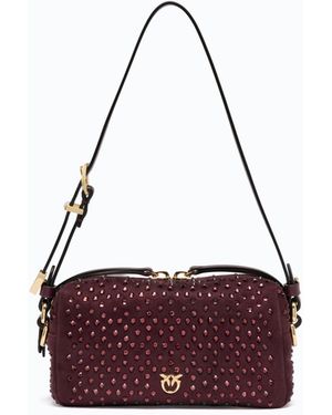 Pinko Mini Bauletto-Umhängetasche - Lila